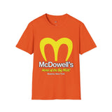 McDowell's Funny T Shirt Relatable Meme Tee Sarcastic Humor Graphic Shirt