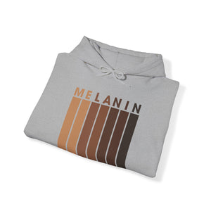 Melanin Vertical Stripes Heavy Blend Hoodie