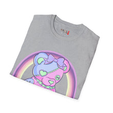 Load image into Gallery viewer, Pastel Pink &amp; Blue Teddy Bear T-shirt
