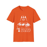 Number 1 Dad in the Galaxy Retro Space T Shirt, Vintage Sci Fi Graphic Tee, Galaxy Shirt