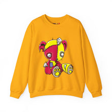 Load image into Gallery viewer, Red Yellow Patches Teddy Bear Sweatshirt
