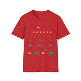 Game Over Vintage Alien T Shirt, Retro UFO Graphic Tee, Space Streetwear Shirt