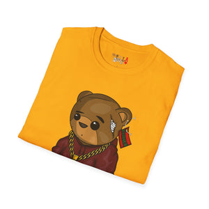 Drippy Bear Unisex Softstyle T-Shirt