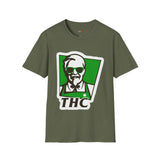 Colonel THC Funny Weed T Shirt, Cannabis Graphic Tee, 420 Stoner Shirt