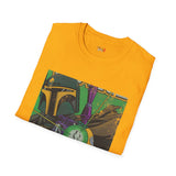 Bounty Hunter Blaster Retro Space T Shirt, Vintage Sci Fi Graphic Tee, Galaxy Shirt