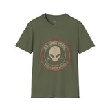 Space Force Liaison Officer Alien T Shirt for Men/Women, Funny UFO Shirt, Sci Fi Graphic Tee