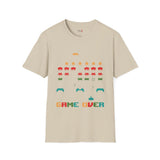 Game Over Vintage Alien T Shirt, Retro UFO Graphic Tee, Space Streetwear Shirt