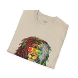 Smoking Rasta Lion Funny Weed T Shirt, Cannabis Graphic Tee, 420 Stoner Shirt