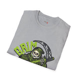 Grim Reefer Funny Weed T Shirt, Cannabis Graphic Tee, 420 Stoner Shirt