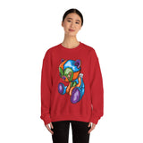 Sad Patched Teddy Bear Sweatshirt