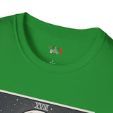 The Moon XVIII Tarot Card T Shirt, Mystic Graphic Tee, Spiritual Shirt