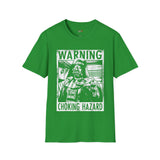 Warning Choking Hazard Retro Space T Shirt, Vintage Sci Fi Graphic Tee, Galaxy Shirt
