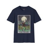 The Moon XVIII Tarot Card T Shirt, Mystic Graphic Tee, Spiritual Shirt