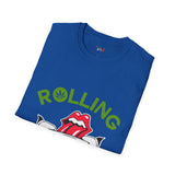Green Rolling Stoned Funny Weed T Shirt, Cannabis Graphic Tee, 420 Stoner Shirt