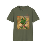 Samurai Toad Warrior Japanese Samurai T Shirt, Asian Graphic Tee, Bushido Warrior Shirt