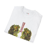 Weed Lungs Funny Weed T Shirt, Cannabis Graphic Tee, 420 Stoner Shirt