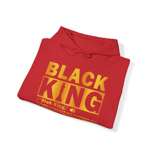 Black King Heavy Blend Unisex Hoodie