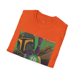 Bounty Hunter Blaster Retro Space T Shirt, Vintage Sci Fi Graphic Tee, Galaxy Shirt