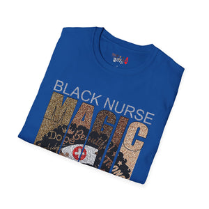 Black Nurse Magic Unisex Softstyle T-Shirt