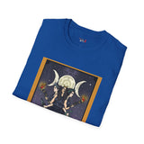 XVIII The Moon Goddess Hecate Tarot Card T Shirt, Mystic Graphic Tee, Spiritual Shirt