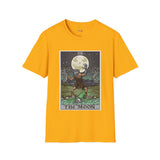 The Moon XVIII Tarot Card T Shirt, Mystic Graphic Tee, Spiritual Shirt