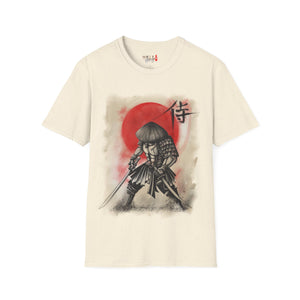 Red Moon Samurai Unisex Softstyle T-Shirt