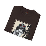 Warrior Fem Japanese Samurai T Shirt, Asian Graphic Tee, Bushido Warrior Shirt