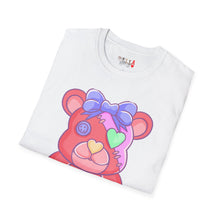 Load image into Gallery viewer, Orange Heart Eye Teddy Bear T-shirt
