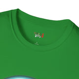 Bigfoot and  Alien T Shirt for Men/Women, Funny UFO Shirt, Sci Fi Graphic Tee
