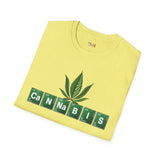 CaNNabIS Funny Weed T Shirt, Cannabis Graphic Tee, 420 Stoner Shirt