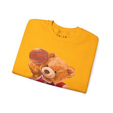 Load image into Gallery viewer, Basketball Teddy Bear Sweatshirt
