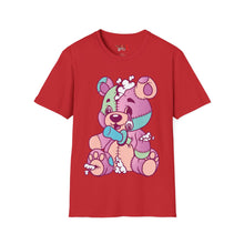 Load image into Gallery viewer, Patchy Knifed Bear Unisex Softstyle T-Shirt
