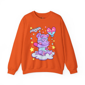 Happy Balloon Teddy Bear Sweatshirt