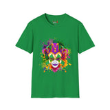 Mardi Gras Watercolor Mask Unisex Softstyle T-Shirt