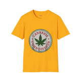 Cannabis Connoisseur Funny Weed T Shirt, Cannabis Graphic Tee, 420 Stoner Shirt