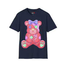 Load image into Gallery viewer, Orange Heart Eye Teddy Bear T-shirt
