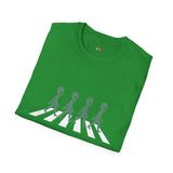 Walking Across Abbey Road Alien T Shirt for Men/Women, Funny UFO Shirt, Sci Fi Graphic Tee