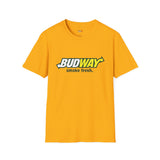 Budway Smoke Fresh Funny Weed T Shirt, Cannabis Graphic Tee, 420 Stoner Shirt