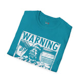 Warning Choking Hazard Retro Space T Shirt, Vintage Sci Fi Graphic Tee, Galaxy Shirt