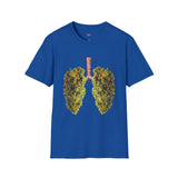 Weed Lungs Funny Weed T Shirt, Cannabis Graphic Tee, 420 Stoner Shirt