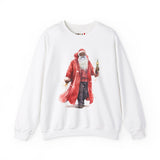 Black Santa 48 Unisex Heavy Blend™ Crewneck Sweatshirt