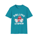 Rolling Stoned Funny Weed T Shirt, Cannabis Graphic Tee, 420 Stoner Shirt