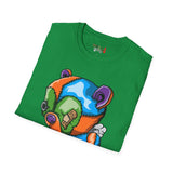 Tired Colorful Bear Unisex Softstyle T-Shirt