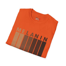 Load image into Gallery viewer, Melanin Vertical Stripes Unisex Softstyle T-Shirt
