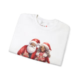 Black Santa 12 Unisex Heavy Blend™ Crewneck Sweatshirt