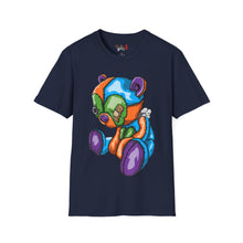 Load image into Gallery viewer, Tired Colorful Bear Unisex Softstyle T-Shirt
