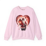 Black Santa 49 Unisex Heavy Blend™ Crewneck Sweatshirt