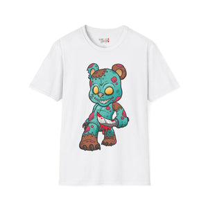 Dirty Evil Teddy Bear Unisex Softstyle T-Shirt