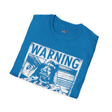 Warning Choking Hazard Retro Space T Shirt, Vintage Sci Fi Graphic Tee, Galaxy Shirt
