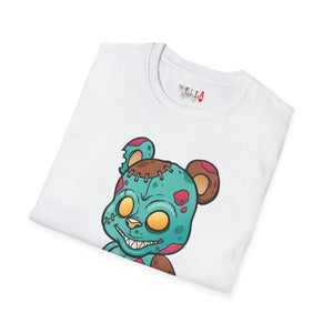 Dirty Evil Teddy Bear Unisex Softstyle T-Shirt